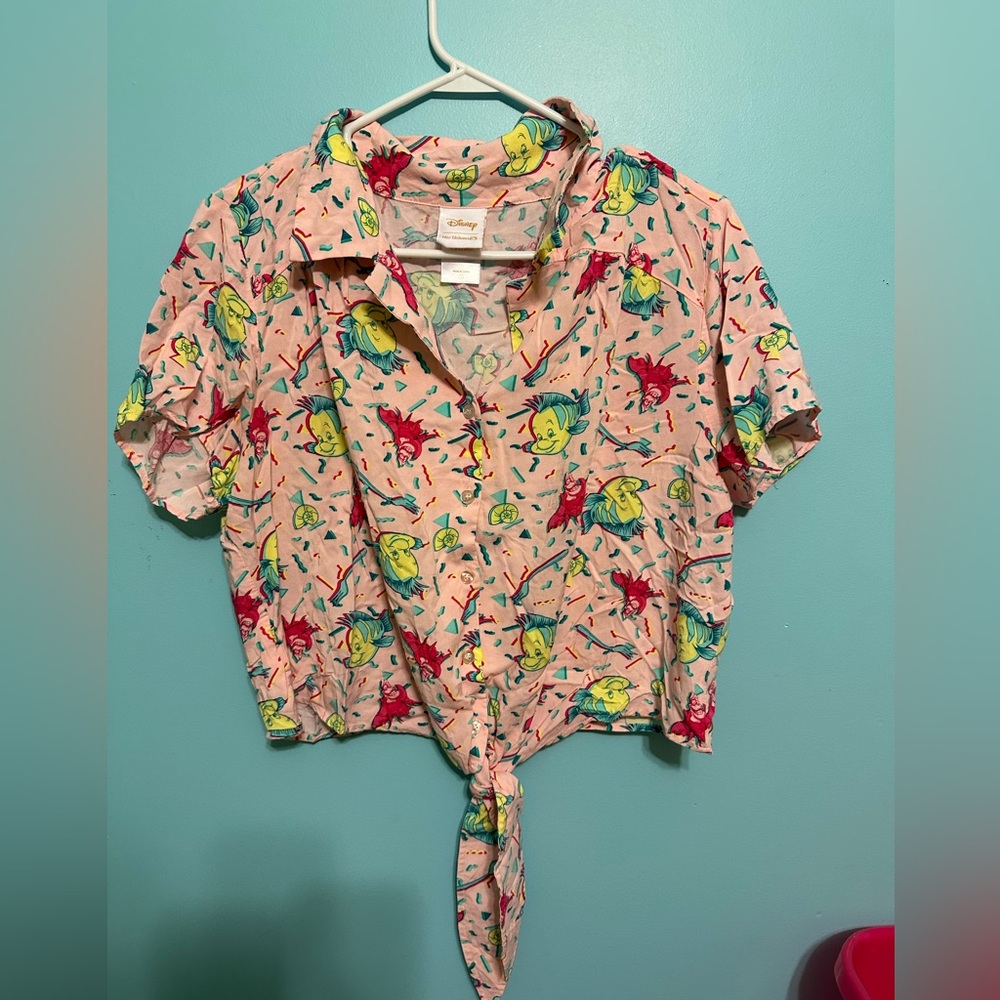 Her Universe Disney The Little Mermaid 80s Style Top